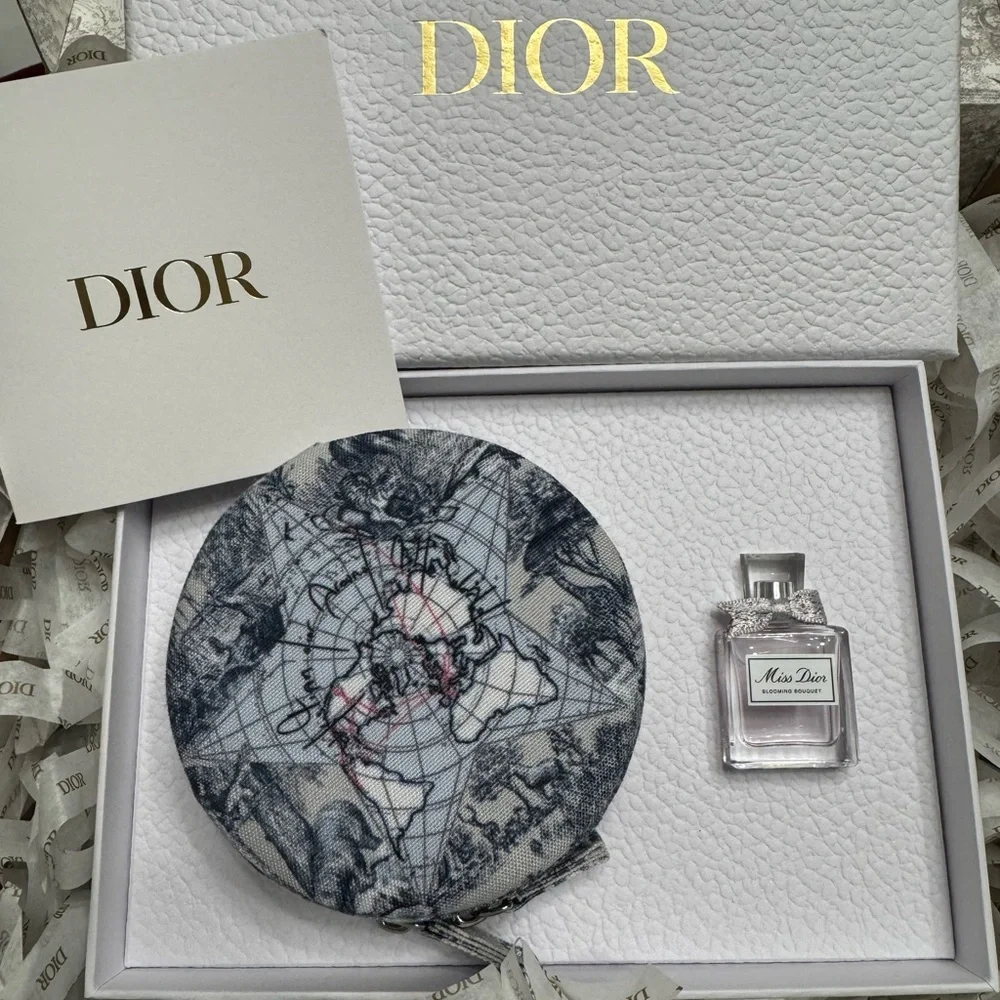 Dior Jewelry case box Pouch Novelty Blooming Bouquet mini dabber set GWP